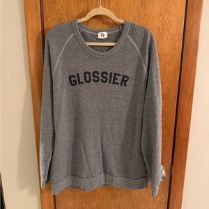 Glossier Heather Gray Sweatshirt